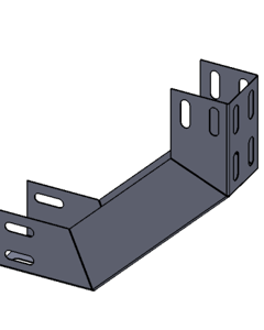 Internal Vertical curve 90° 50x50mm duty cable tray Galv